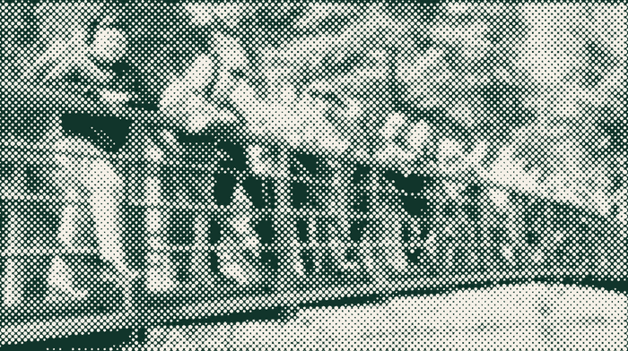 The REdisCOVERY team on a footbridge.
